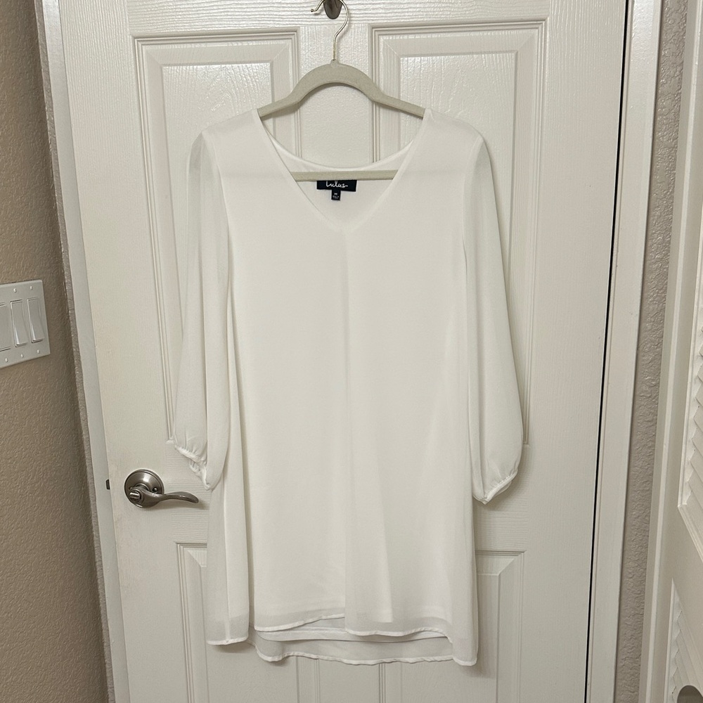 Lulus White Mini Dress